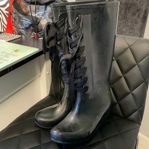 CAPE BLACK WEDGE RAINBOATS